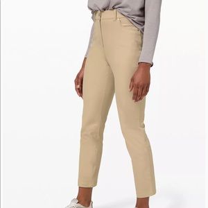 Lulu Lemon City Sleek 5 Pocket 7/8 Pant
